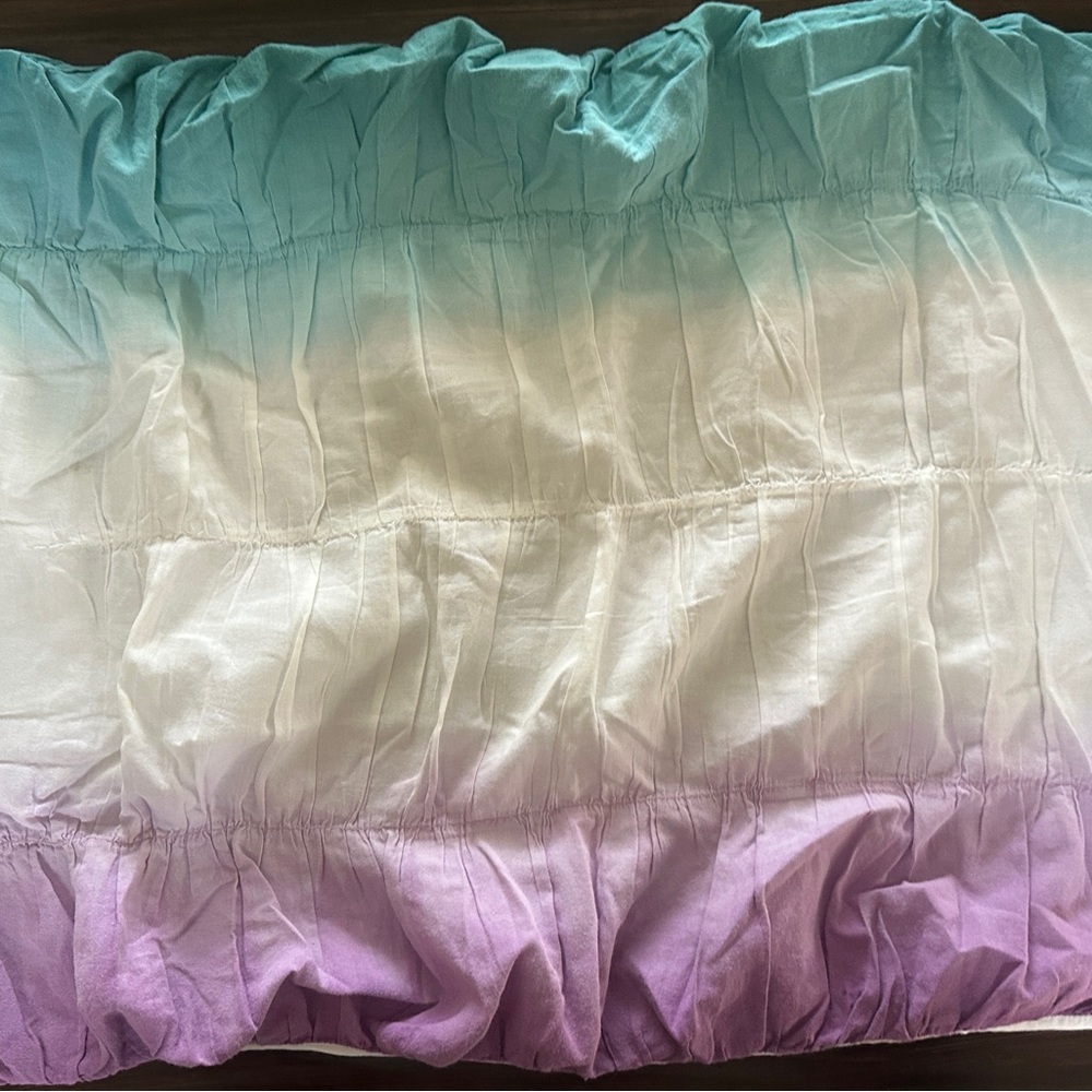 Pottery Bran Teen ombré duvet cover and matching standard pillow sham